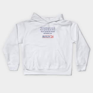 Rick Astley '24 - for President Kids Hoodie